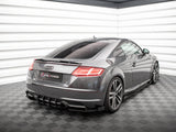 Street Pro Rear Side Splitters + Flaps compatible with Audi TT S Line 8S