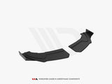 Street Pro Rear Side Splitters + Flaps compatible with Audi TT S Line 8S