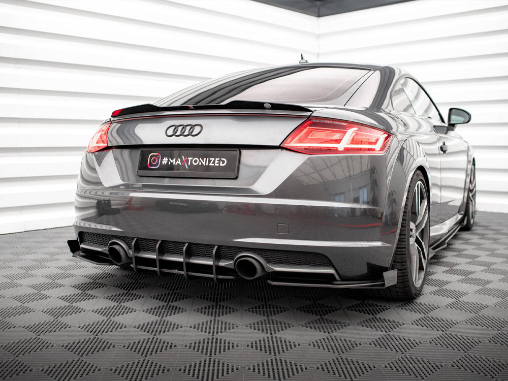 Street PRO Rear Diffuser compatible with Audi TT S Line 8S