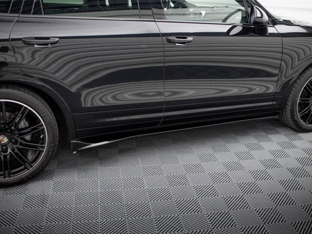 Side Skirts Diffusers compatible with Porsche Cayenne Mk2 Facelift