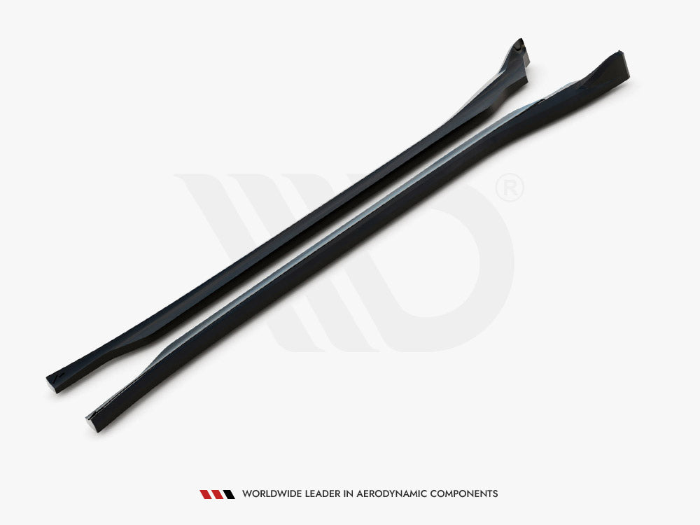 Side Skirts Diffusers compatible with Porsche Cayenne Mk2 Facelift