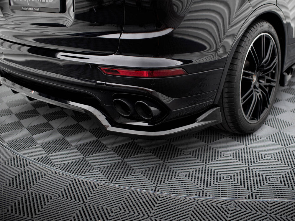 Rear Splitter (Vertical Bars) compatible with Porsche Cayenne Mk2 Facelift