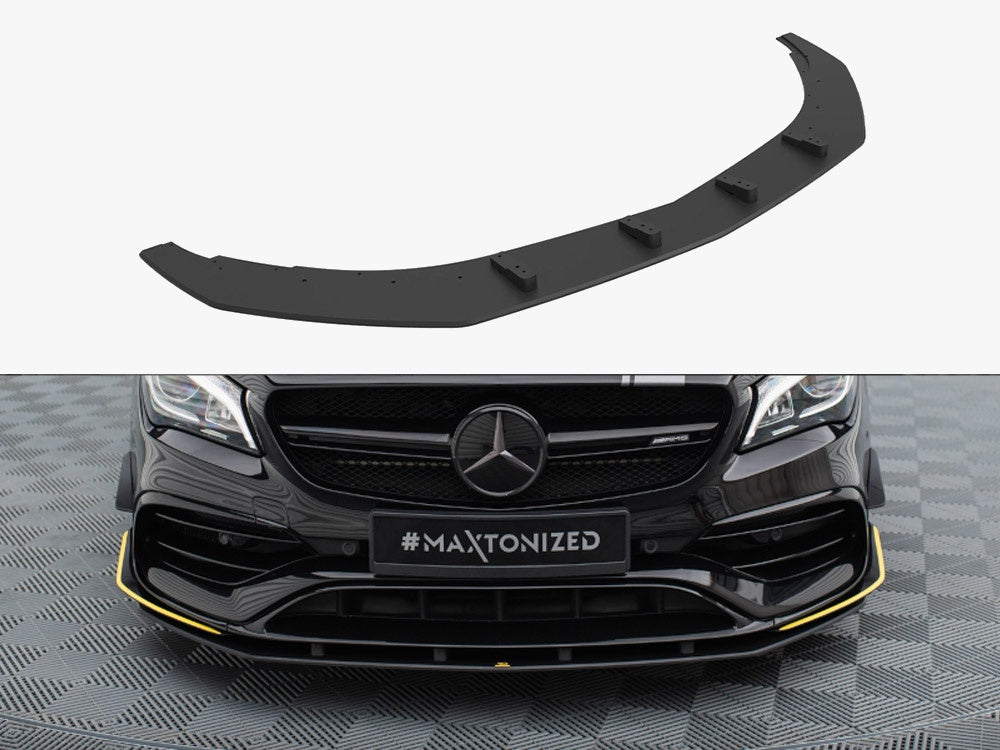 Street PRO Front Splitter compatible with Mercedes-AMG CLA 45 Aero C117 Facelift