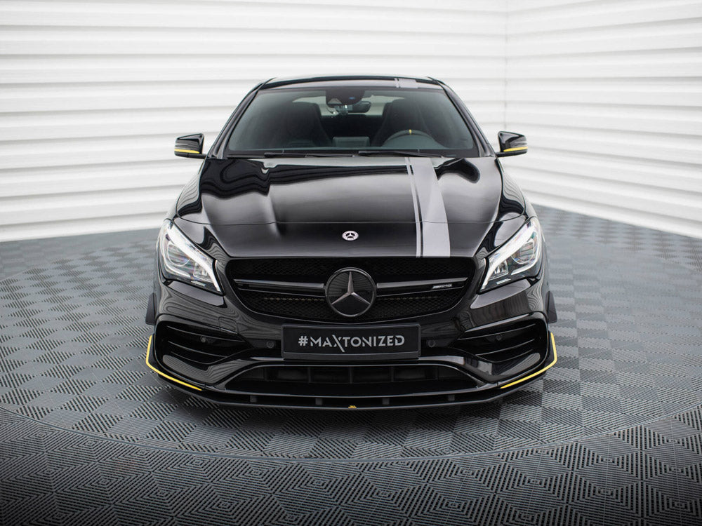 Street PRO Front Splitter compatible with Mercedes-AMG CLA 45 Aero C117 Facelift