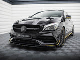 Street PRO Front Splitter + Flaps compatible with Mercedes-AMG CLA 45 Aero C117 Facelift
