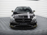 Street PRO Front Splitter + Flaps compatible with Mercedes-AMG CLA 45 Aero C117 Facelift