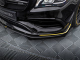 Street PRO Front Splitter + Flaps compatible with Mercedes-AMG CLA 45 Aero C117 Facelift