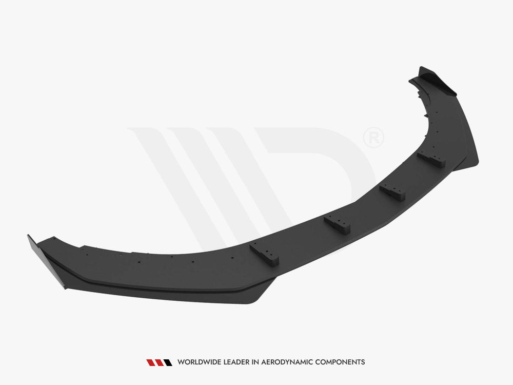 Street PRO Front Splitter + Flaps compatible with Mercedes-AMG CLA 45 Aero C117 Facelift
