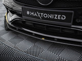 Street PRO Front Splitter + Flaps compatible with Mercedes-AMG CLA 45 Aero C117 Facelift