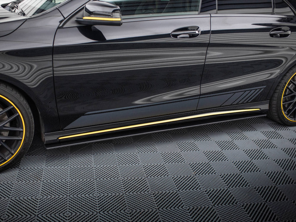 Street PRO Side Skirts Diffusers compatible with Mercedes-AMG CLA 45 C117 Facelift