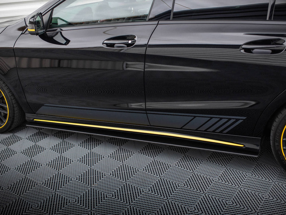 Street PRO Side Skirts Diffusers compatible with Mercedes-AMG CLA 45 C117 Facelift