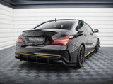 Street Pro Rear Side Splitters compatible with Mercedes-AMG CLA 45 C117 Facelift