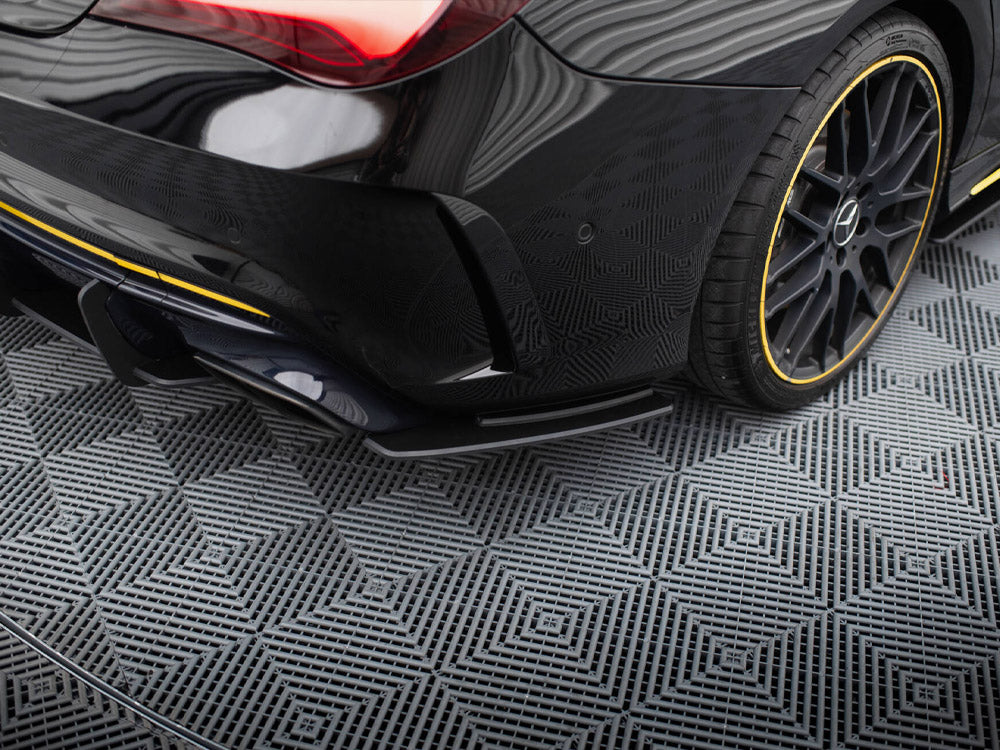 Street Pro Rear Side Splitters compatible with Mercedes-AMG CLA 45 C117 Facelift