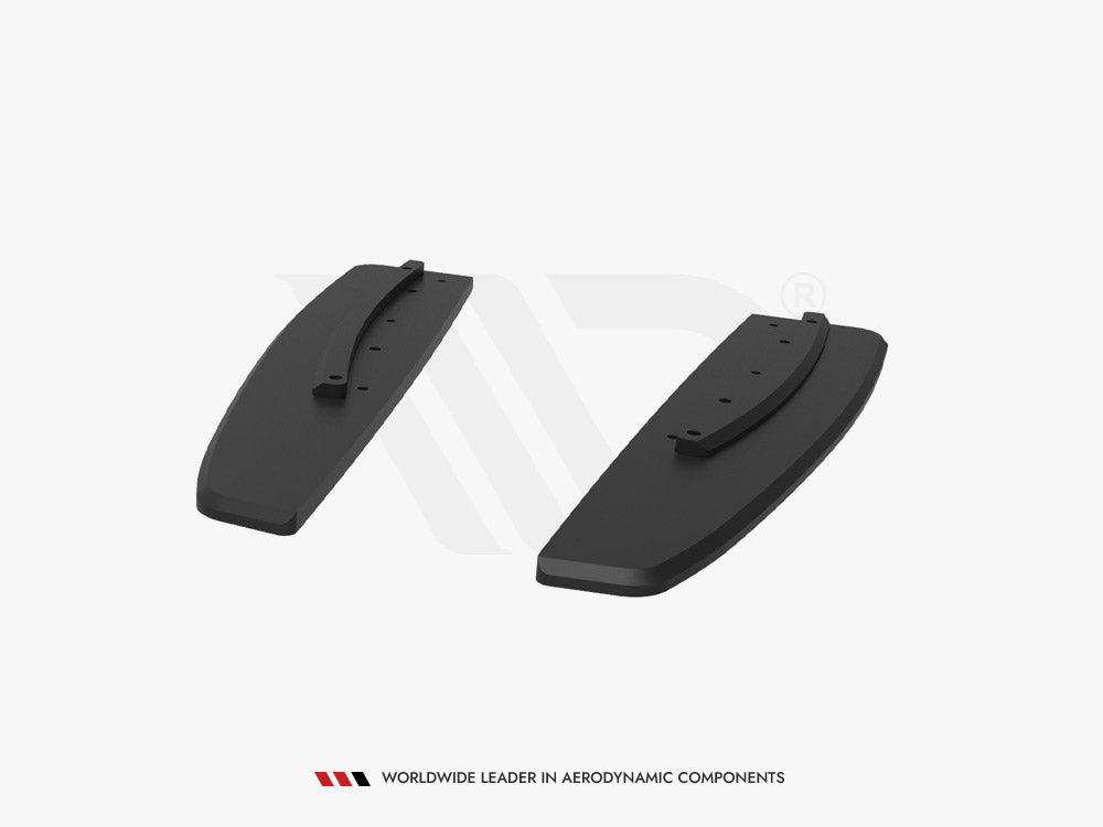 Street Pro Rear Side Splitters compatible with Mercedes-AMG CLA 45 C117 Facelift