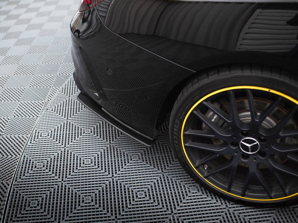 Street Pro Rear Side Splitters compatible with Mercedes-AMG CLA 45 C117 Facelift