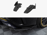 Street Pro Rear Side Splitters + Flaps compatible with Mercedes-AMG CLA 45 C117 Facelift