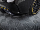 Street Pro Rear Side Splitters + Flaps compatible with Mercedes-AMG CLA 45 C117 Facelift