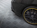 Street Pro Rear Side Splitters + Flaps compatible with Mercedes-AMG CLA 45 C117 Facelift