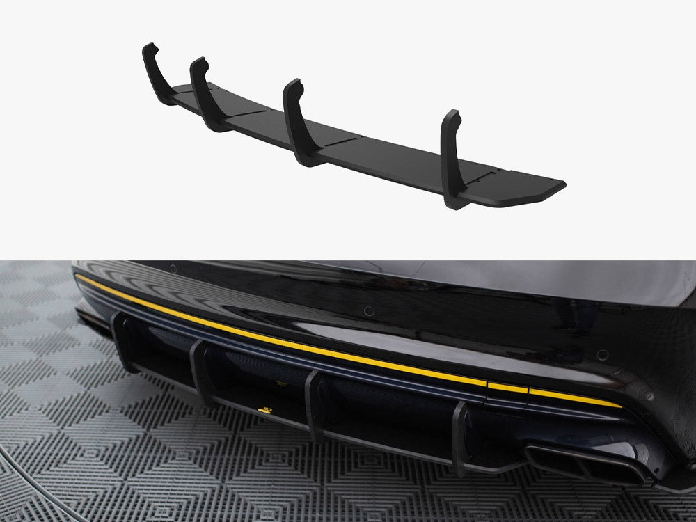 Street PRO Rear Diffuser compatible with Mercedes-AMG CLA 45 C117 Facelift