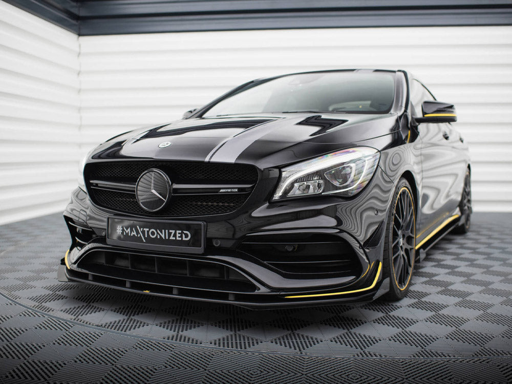Front Flaps compatible with Mercedes-AMG CLA 45 Aero C117 Facelift