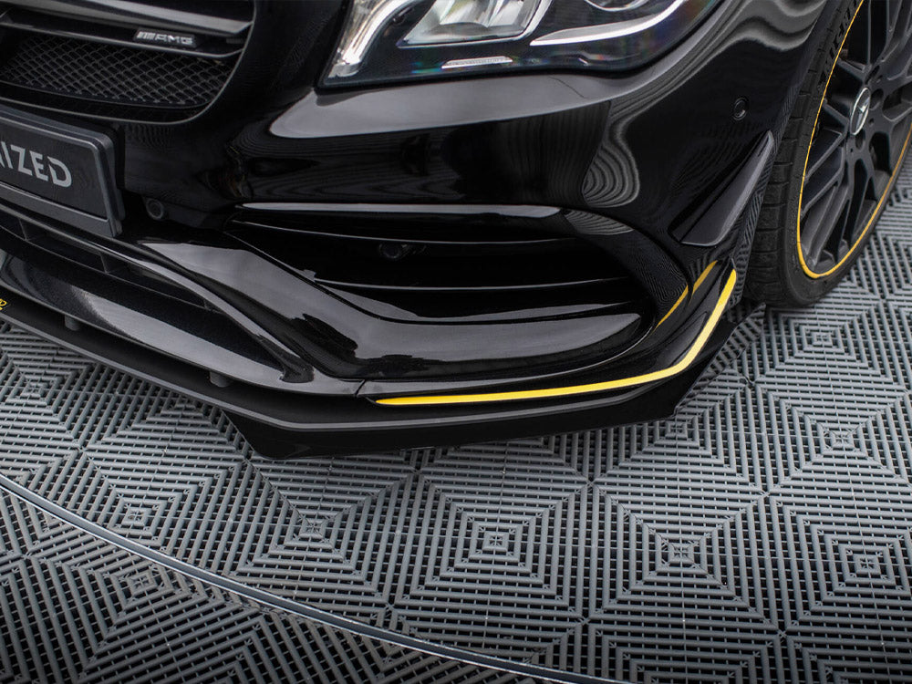 Front Flaps compatible with Mercedes-AMG CLA 45 Aero C117 Facelift