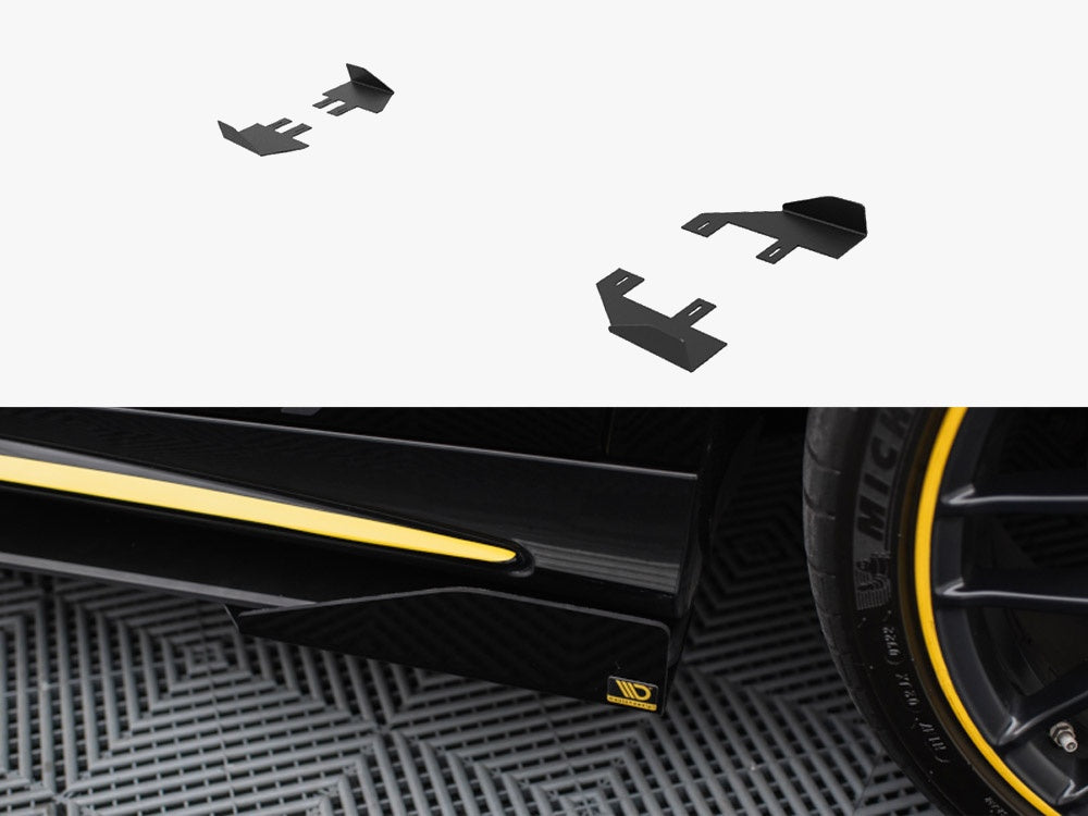 Side Flaps compatible with Mercedes-AMG CLA 45 C117 Facelift