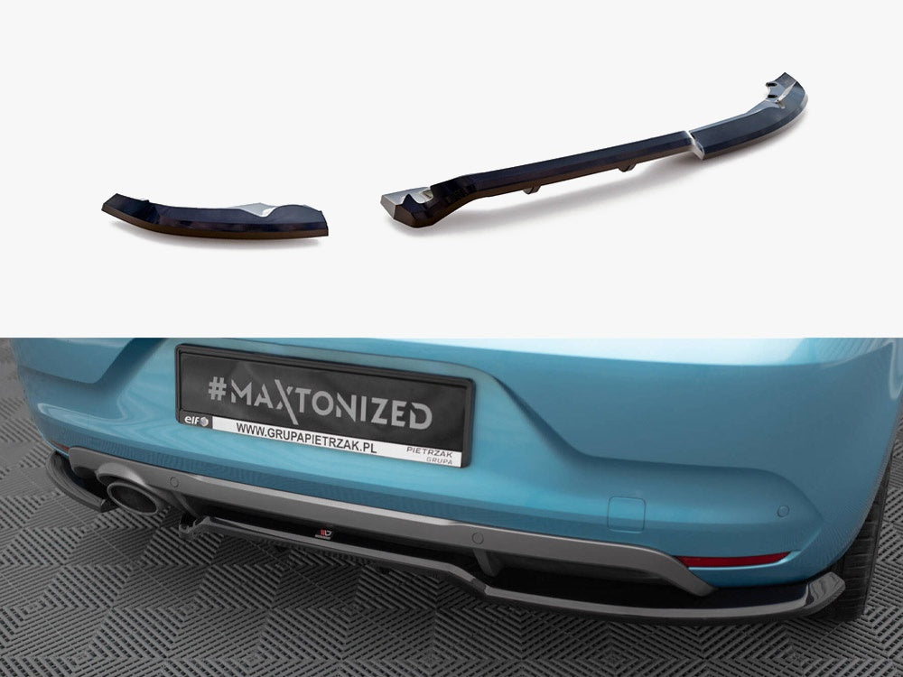 Rear Splitter (Vertical Bars) compatible with Renault Clio R.S. Line Mk5