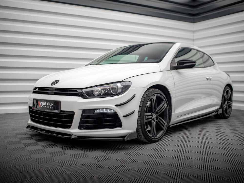 Front Splitter V.3 + Flaps compatible with Volkswagen Scirocco R Mk3