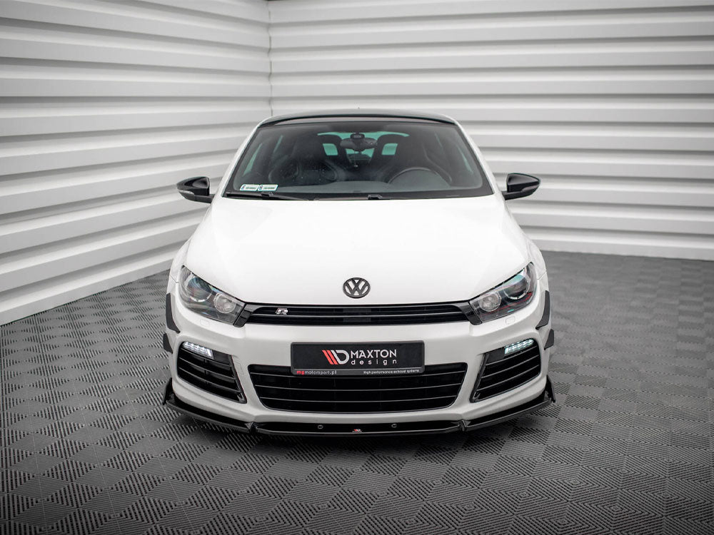 Front Splitter V.3 + Flaps compatible with Volkswagen Scirocco R Mk3