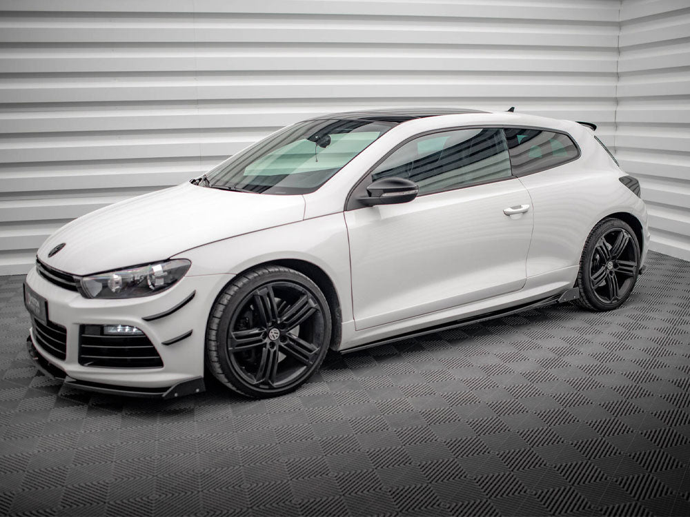 Side Skirts Diffusers V.2 + Flaps compatible with Volkswagen Scirocco R Mk3