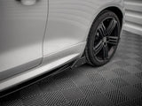 Side Skirts Diffusers V.2 + Flaps compatible with Volkswagen Scirocco R Mk3