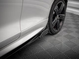 Side Skirts Diffusers V.2 + Flaps compatible with Volkswagen Scirocco R Mk3