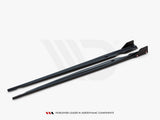 Side Skirts Diffusers V.2 + Flaps compatible with Volkswagen Scirocco R Mk3