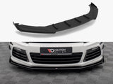 Street PRO Front Splitter + Flaps compatible with Volkswagen Scirocco R Mk3
