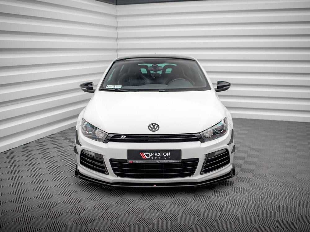 Street PRO Front Splitter + Flaps compatible with Volkswagen Scirocco R Mk3