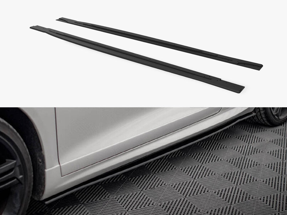 Street PRO Side Skirts Diffusers compatible with Volkswagen Scirocco R Mk3