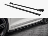 Street PRO Side Skirts Diffusers + Flaps compatible with Volkswagen Scirocco R Mk3