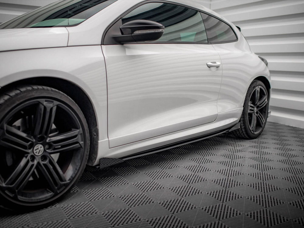 Street PRO Side Skirts Diffusers + Flaps compatible with Volkswagen Scirocco R Mk3