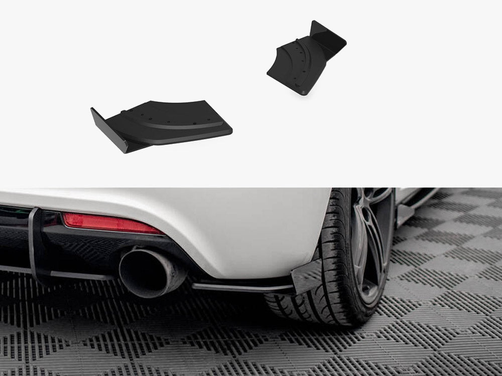 Street Pro Rear Side Splitters + Flaps compatible with Volkswagen Scirocco R Mk3