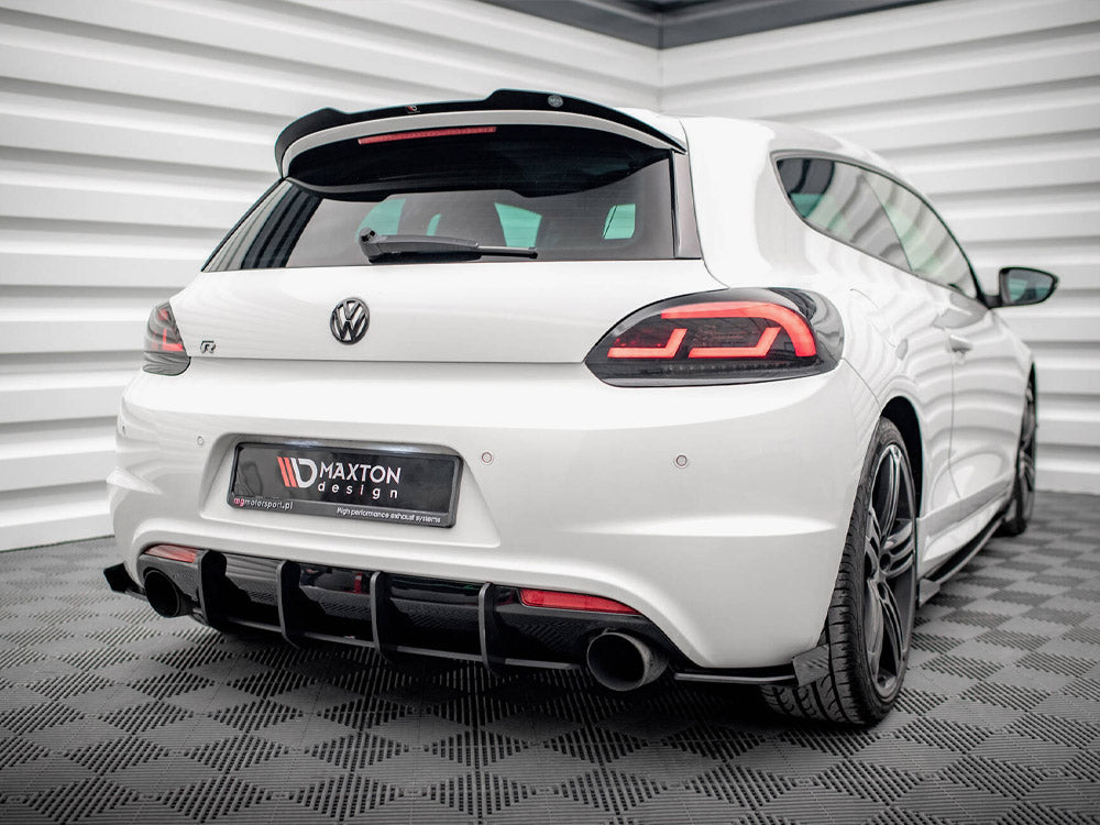 Street Pro Rear Side Splitters + Flaps compatible with Volkswagen Scirocco R Mk3