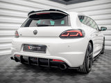 Street Pro Rear Side Splitters + Flaps compatible with Volkswagen Scirocco R Mk3