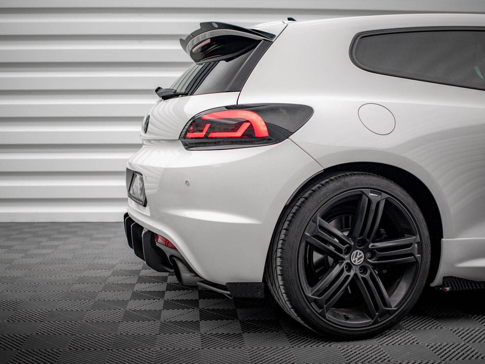 Street Pro Rear Side Splitters + Flaps compatible with Volkswagen Scirocco R Mk3