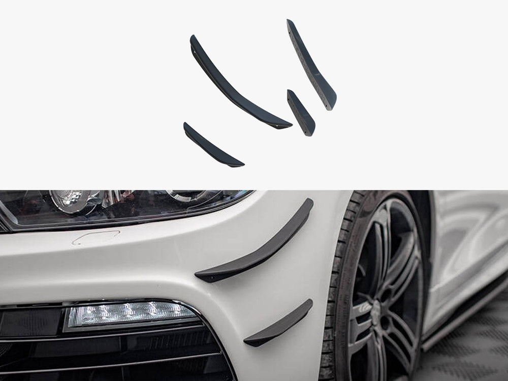 Front Bumper Wings (Canards) compatible with Volkswagen Scirocco R Mk3