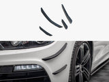 Front Bumper Wings (Canards) compatible with Volkswagen Scirocco R Mk3