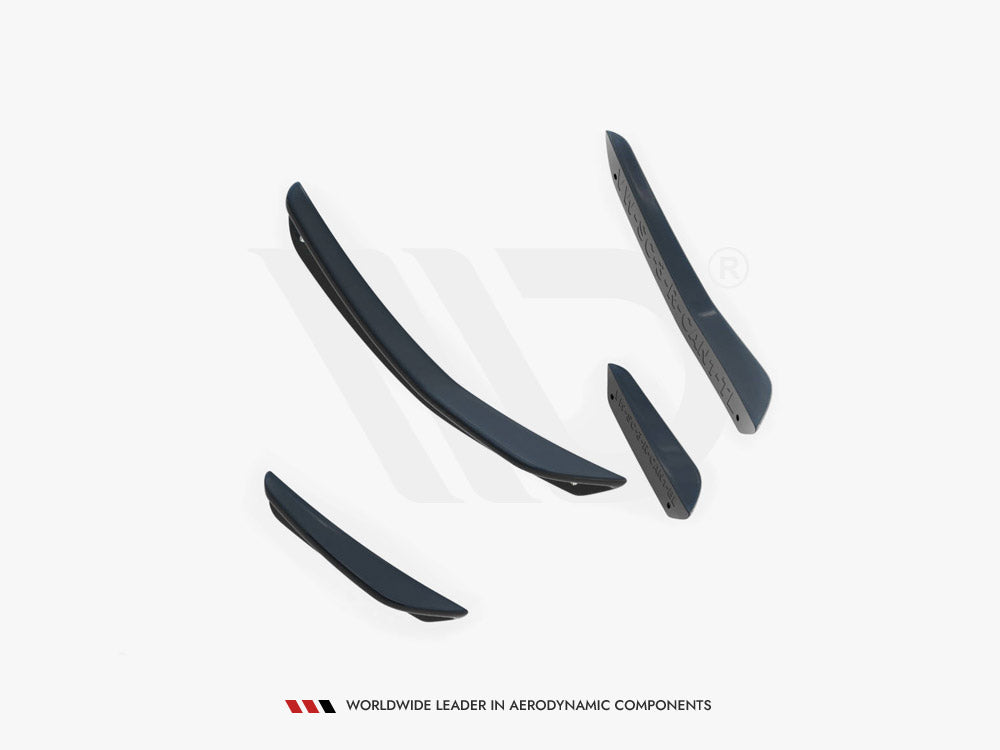 Front Bumper Wings (Canards) compatible with Volkswagen Scirocco R Mk3
