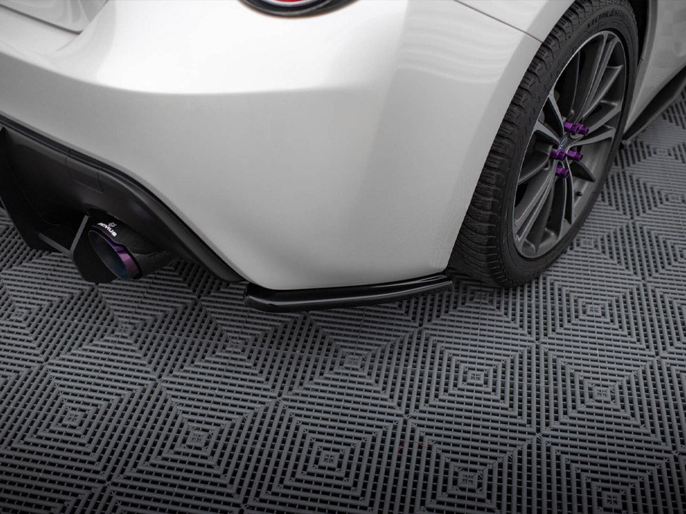Rear Side Splitters V.1 compatible with Subaru BRZ Mk1 / Mk1 Facelift - Carbon Look