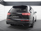 Central Rear Splitter (Vertical Bars) compatible with Audi SQ7 Mk2