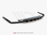 Central Rear Splitter (Vertical Bars) compatible with Audi SQ7 Mk2