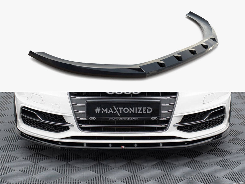 Front Splitter V.1 compatible with Audi S3 / A3 S Line Sportback / Hatchback 8V