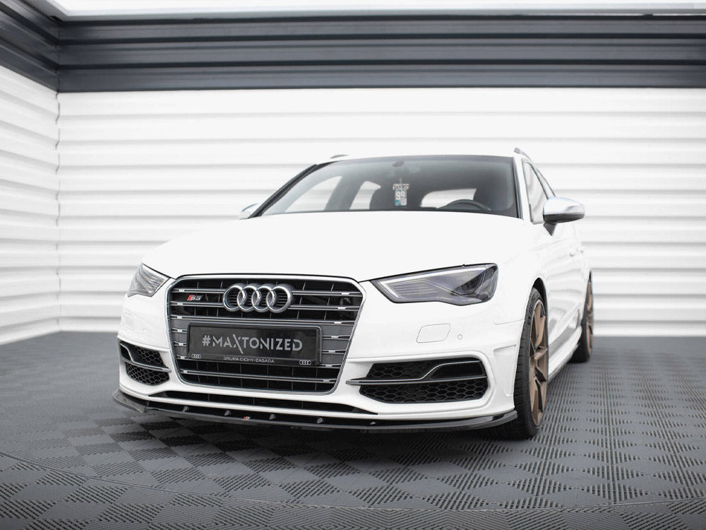 Front Splitter V.1 compatible with Audi S3 / A3 S Line Sportback / Hatchback 8V